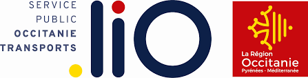 logo service public occitanie transports iO